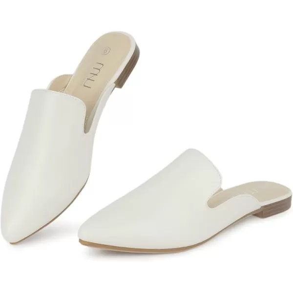 MUSSHOE Mules for Women Flats Comfortable Pointed Toe Women Mules