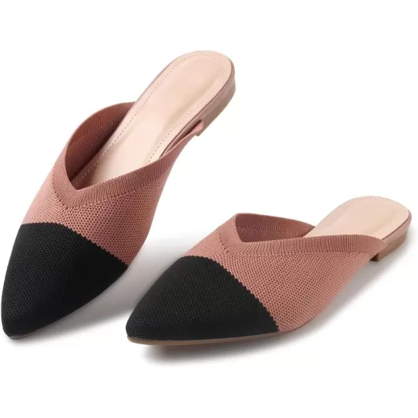 MUSSHOE Mules for Women Pointed Toe Replace Women Mules Flats