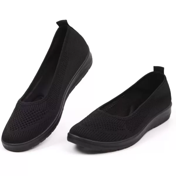 MUSSHOE Walking Shoes Women Breathe Mesh Slip On Sneakers Women Comfortable Lightweight