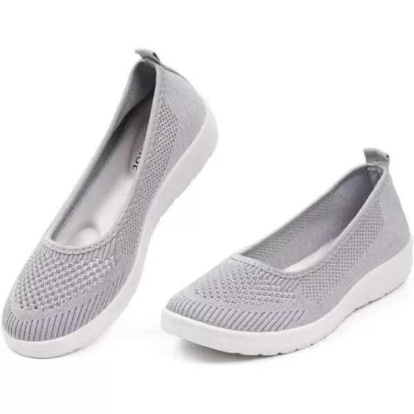 MUSSHOE Walking Shoes Women Breathe Mesh Slip On Sneakers Women Comfortable Lightweight