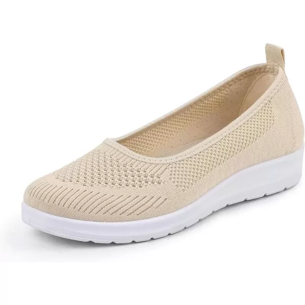 MUSSHOE Walking Shoes Women Breathe Mesh Slip On Sneakers Women Comfortable Lightweight