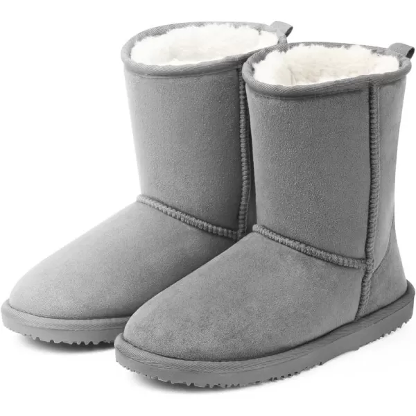 MUSSHOE Winter Mid-Calf Plush Fuzzy Boots for Women Snow Womens Ankle Furry Slip On Boots Suede Platform Boot Fall Fur Cozy Shoes