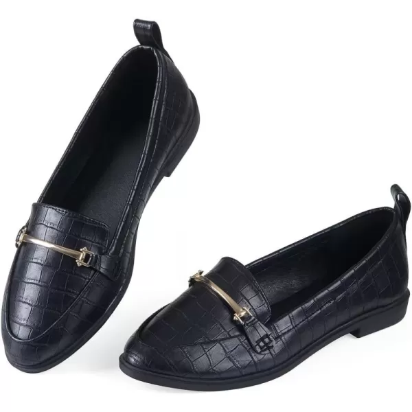 MUSSHOE Women's Loafer Slip-on Flats for Women Dressy Comfortable Loafers for Women