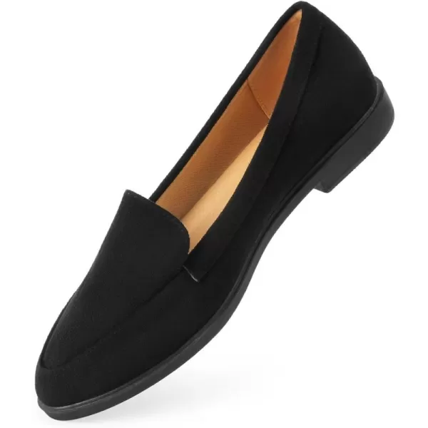 MUSSHOE Women's Loafer Slip-on Flats for Women Dressy Comfortable Loafers for Women