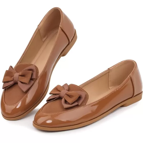 MUSSHOE Women's Loafer Slip-on Flats for Women Dressy Comfortable Loafers for Women