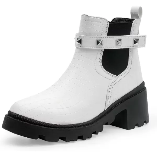 MUSSHOE Women's Winter Platform Boots Non Slip Comfortable Snow Boots Hunter Rain Boots Combat Boots Fashion Ankle Boots&amp;Booties Chunky Booties for Women
