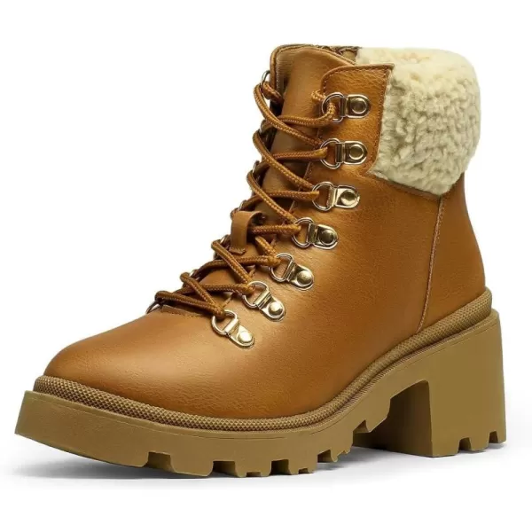 MUSSHOE Women's Winter Platform Boots Non Slip Comfortable Snow Boots Hunter Rain Boots Combat Boots Fashion Ankle Boots&amp;Booties Chunky Booties for Women