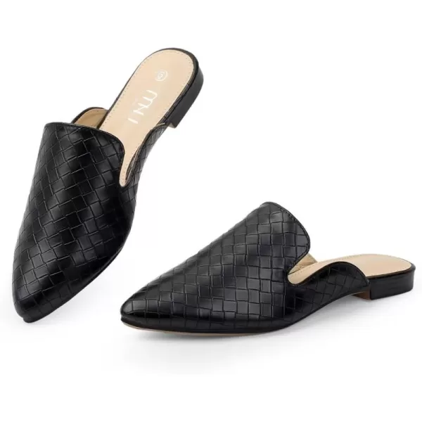 MUSSHOE Mules for Women Flats Comfortable Pointed Toe Women Mules
