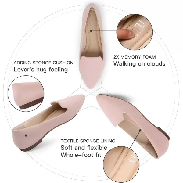 MUSSHOE Flat Shoes Women Comfortable Pointed Toe Women's Flats