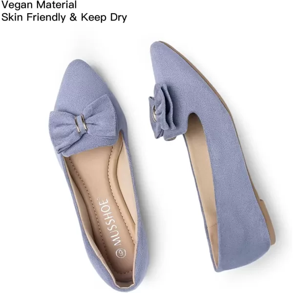 MUSSHOE Flat Shoes Women Comfortable Pointed Toe Women's Flats