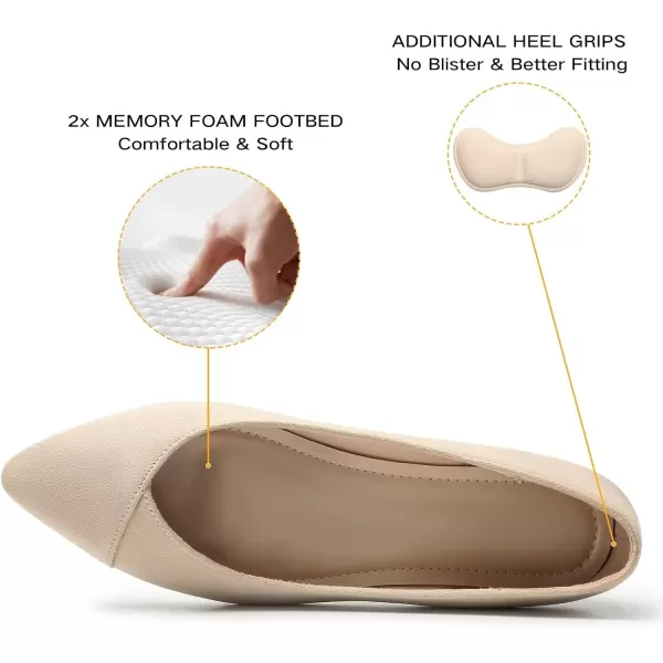 MUSSHOE Flats Shoes Women Comfortable Pointed Toe Womens Flats