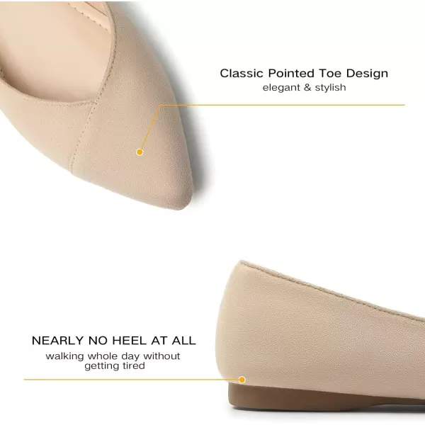 MUSSHOE Flats Shoes Women Comfortable Pointed Toe Womens Flats