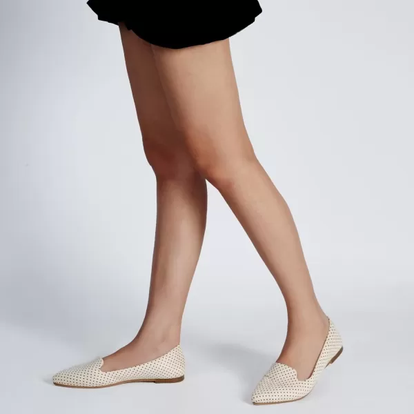 MUSSHOE Flats for Women Dressy Comfortable Ballerina Flats Pointed Toe Slip-on Casual Business Shoes Work Shoes for Women