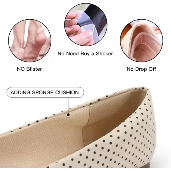 MUSSHOE Flats for Women Dressy Comfortable Ballerina Flats Pointed Toe Slip-on Casual Business Shoes Work Shoes for Women