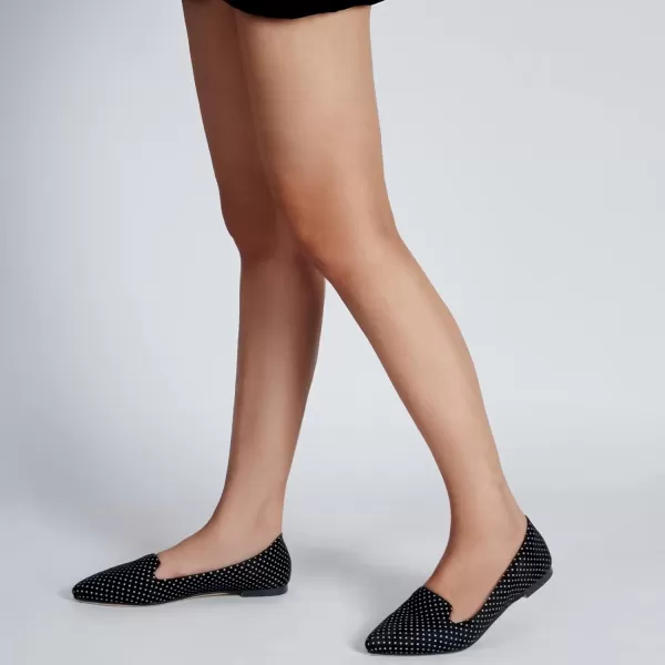 MUSSHOE Flats for Women Dressy Comfortable Ballerina Flats Pointed Toe Slip-on Casual Business Shoes Work Shoes for Women