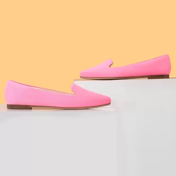 MUSSHOE Flats for Women Dressy Comfortable Ballerina Flats Pointed Toe Slip-on Casual Business Shoes Work Shoes for Women