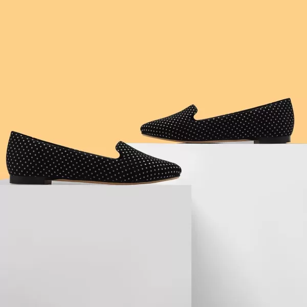 MUSSHOE Flats for Women Dressy Comfortable Ballerina Flats Pointed Toe Slip-on Casual Business Shoes Work Shoes for Women