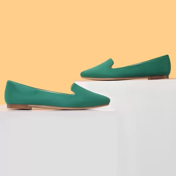 MUSSHOE Flats for Women Dressy Comfortable Ballerina Flats Pointed Toe Slip-on Casual Business Shoes Work Shoes for Women