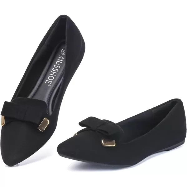 MUSSHOE Flat Shoes Women Comfortable Pointed Toe Women's Flats