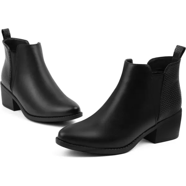 MUSSHOE Women's Ankle Boots Chelsea Short Boots Waterproof Comfortable Garden Outdoor Shoes