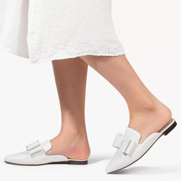 MUSSHOE Mules for Women Flats Comfortable Pointed Toe Slip on Women Mules Flats…