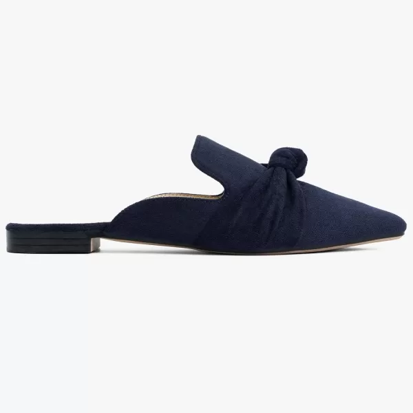 MUSSHOE Mules for Women Flats Comfortable Pointed Toe Slip on Women Mules Flats…