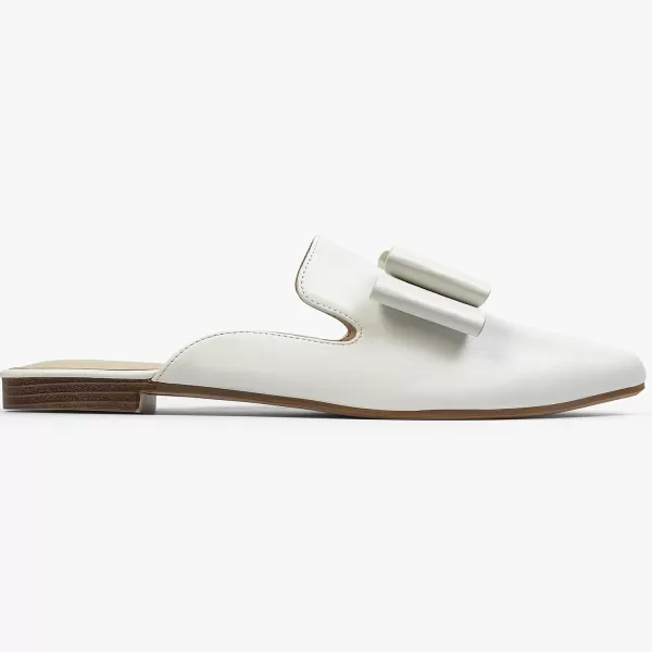 MUSSHOE Mules for Women Flats Comfortable Pointed Toe Slip on Women Mules Flats…