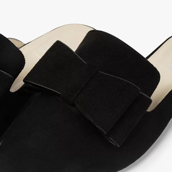 MUSSHOE Mules for Women Flats Comfortable Pointed Toe Slip on Women Mules Flats…