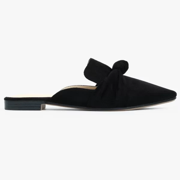 MUSSHOE Mules for Women Flats Comfortable Pointed Toe Slip on Women Mules Flats…