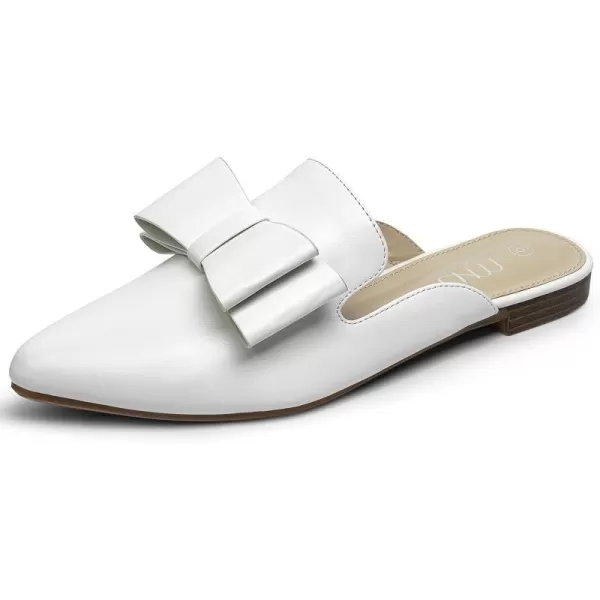 MUSSHOE Mules for Women Flats Comfortable Pointed Toe Slip on Women Mules Flats…