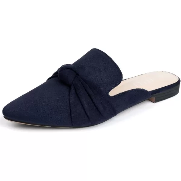MUSSHOE Mules for Women Flats Comfortable Pointed Toe Slip on Women Mules Flats…