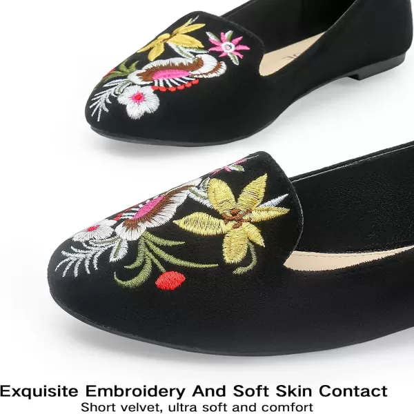 MUSSHOE Flats Shoes Women Comfortable Round Toe Memory Foam Women's Flats