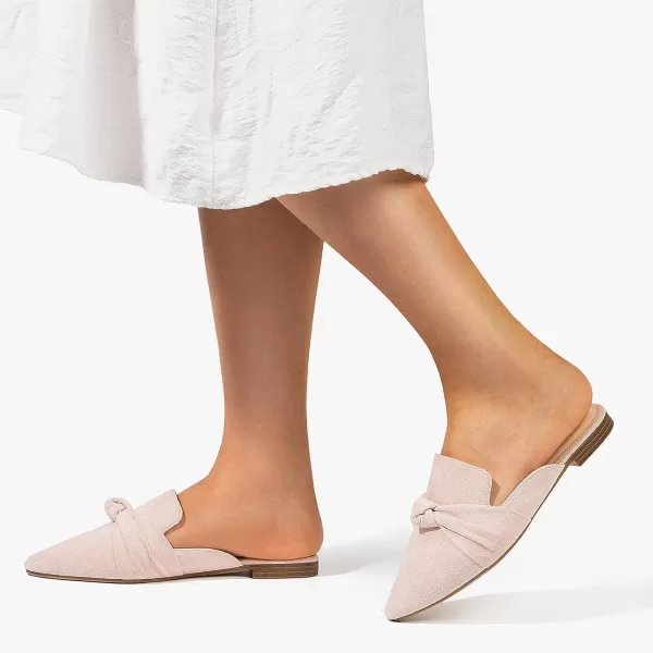 MUSSHOE Mules for Women Flats Comfortable Pointed Toe Slip on Women Mules Flats…