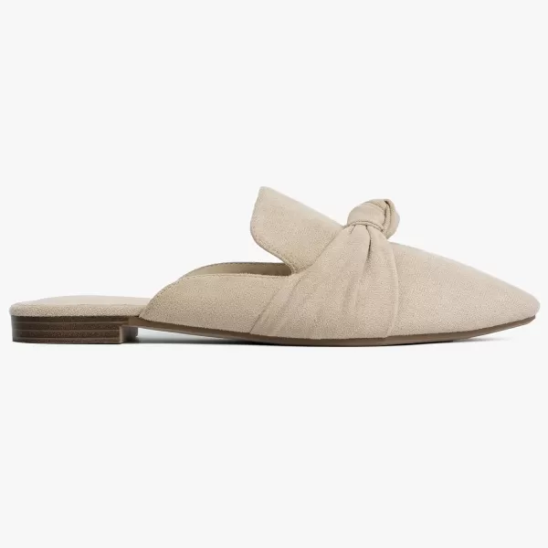 MUSSHOE Mules for Women Flats Comfortable Pointed Toe Slip on Women Mules Flats…