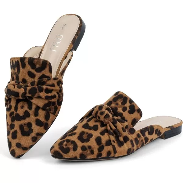 MUSSHOE Mules for Women Flats Comfortable Pointed Toe Slip on Women Mules Flats…