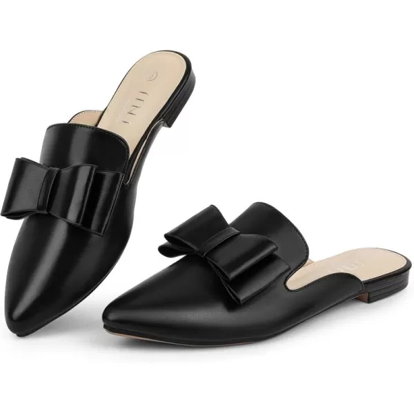 MUSSHOE Mules for Women Flats Comfortable Pointed Toe Slip on Women Mules Flats…