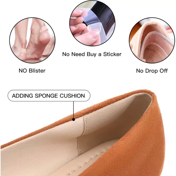 MUSSHOE Women's Flats,Ballet Flats Shoes for Women Dressy Work Comfortable Pointed Toe Slip On Casual Business Shoes Work Flats Shoes for Women