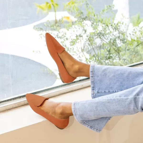MUSSHOE Women's Flats,Ballet Flats Shoes for Women Dressy Work Comfortable Pointed Toe Slip On Casual Business Shoes Work Flats Shoes for Women