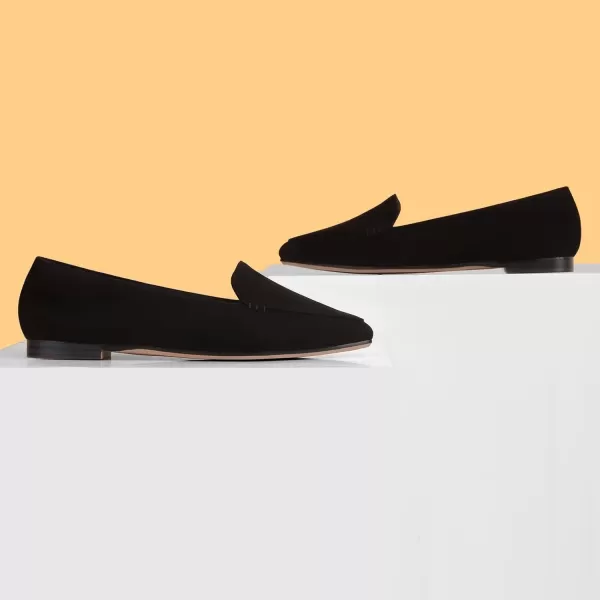 MUSSHOE Women's Flats,Ballet Flats Shoes for Women Dressy Work Comfortable Pointed Toe Slip On Casual Business Shoes Work Flats Shoes for Women