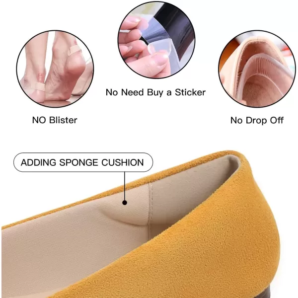 MUSSHOE Women's Flats,Ballet Flats Shoes for Women Dressy Work Comfortable Pointed Toe Slip On Casual Business Shoes Work Flats Shoes for Women