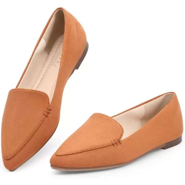 MUSSHOE Women's Flats,Ballet Flats Shoes for Women Dressy Work Comfortable Pointed Toe Slip On Casual Business Shoes Work Flats Shoes for Women