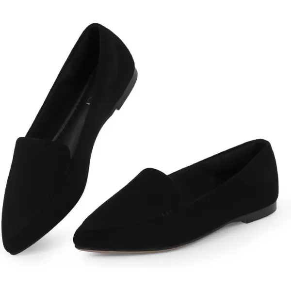 MUSSHOE Women's Flats,Ballet Flats Shoes for Women Dressy Work Comfortable Pointed Toe Slip On Casual Business Shoes Work Flats Shoes for Women