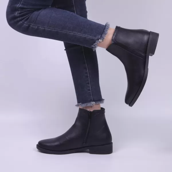 MUSSHOE Ankle Boots For Women Comfortable Slip On Women's Ankle Boots &amp;