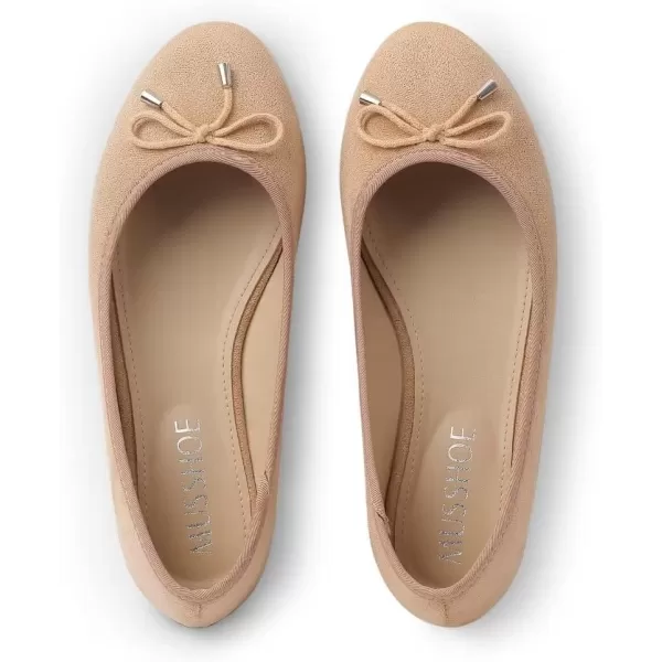 MUSSHOE Ballet Flats for Women Comfortable Women's Flats Shoes Women