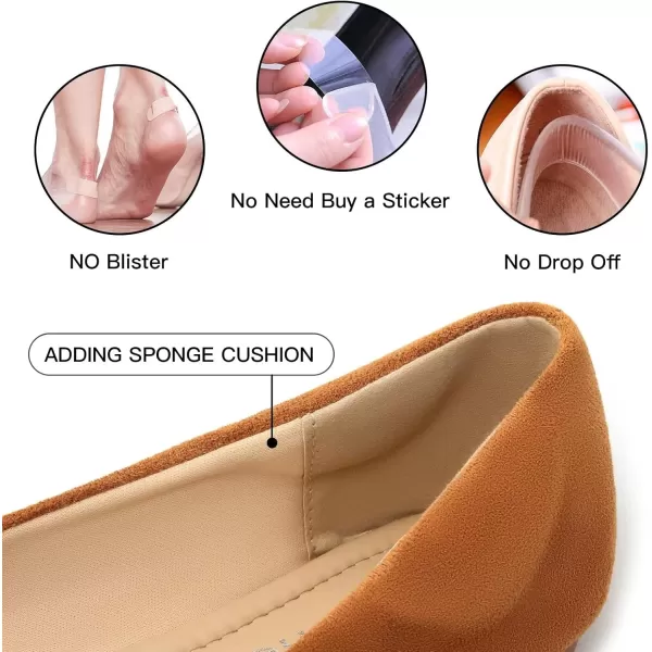 MUSSHOE Flat Shoes Women Round Toe Comfortable Slip On Women Flats with Bow