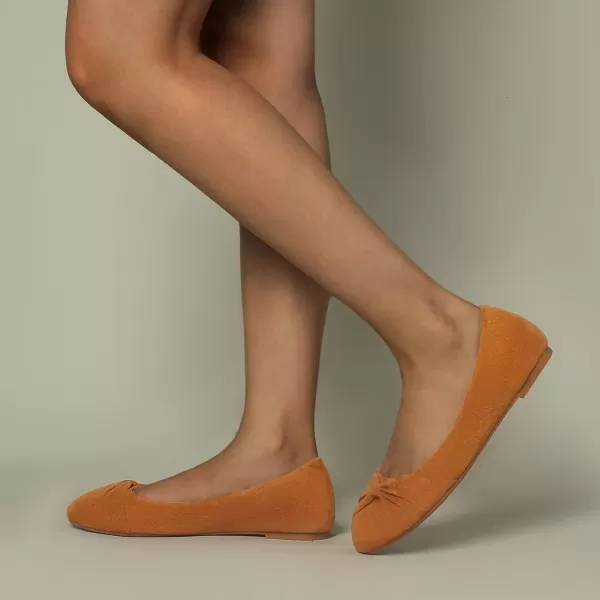 MUSSHOE Flat Shoes Women Round Toe Comfortable Slip On Women Flats with Bow
