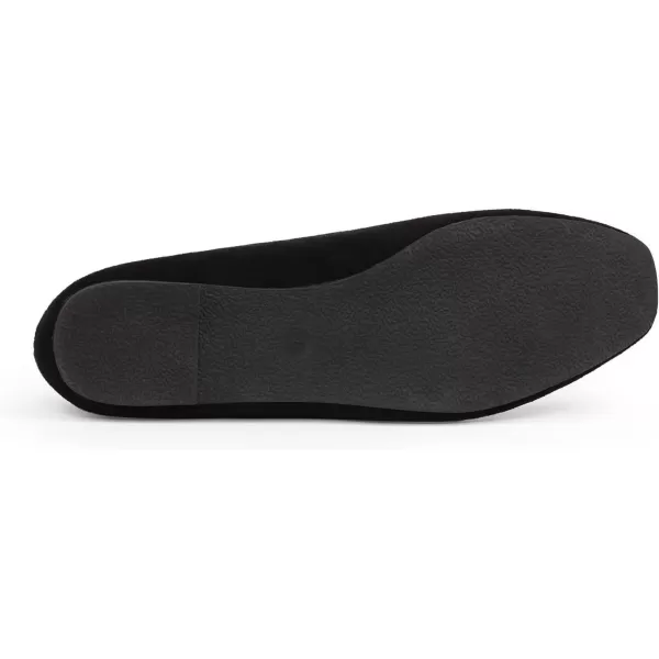MUSSHOE Flats Shoes Women Comfortable Memory Foam Square Toe Casual Flats for Women Dressy