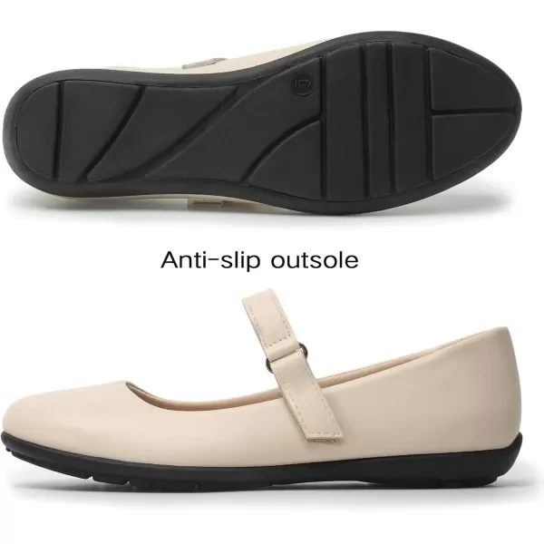 MUSSHOE Flats Shoes for Women Dressy Comfortable Slip-on Flats for Women Round Toe
