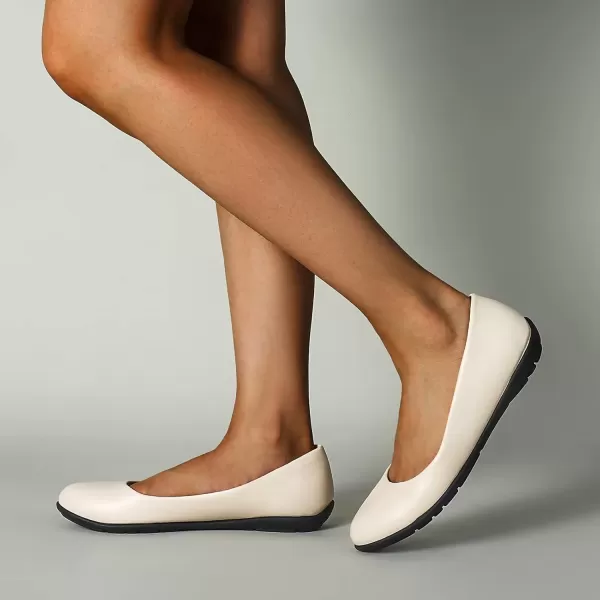 MUSSHOE Flats Shoes for Women Dressy Comfortable Slip-on Flats for Women Round Toe