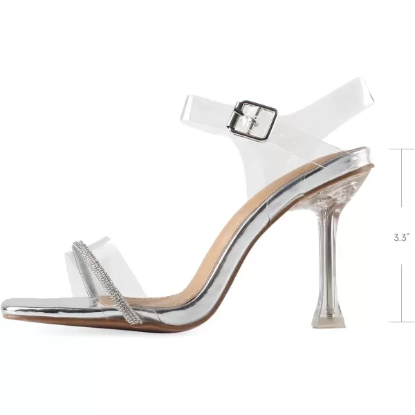 MUSSHOE Heels for Women Women's Heeled Sandals